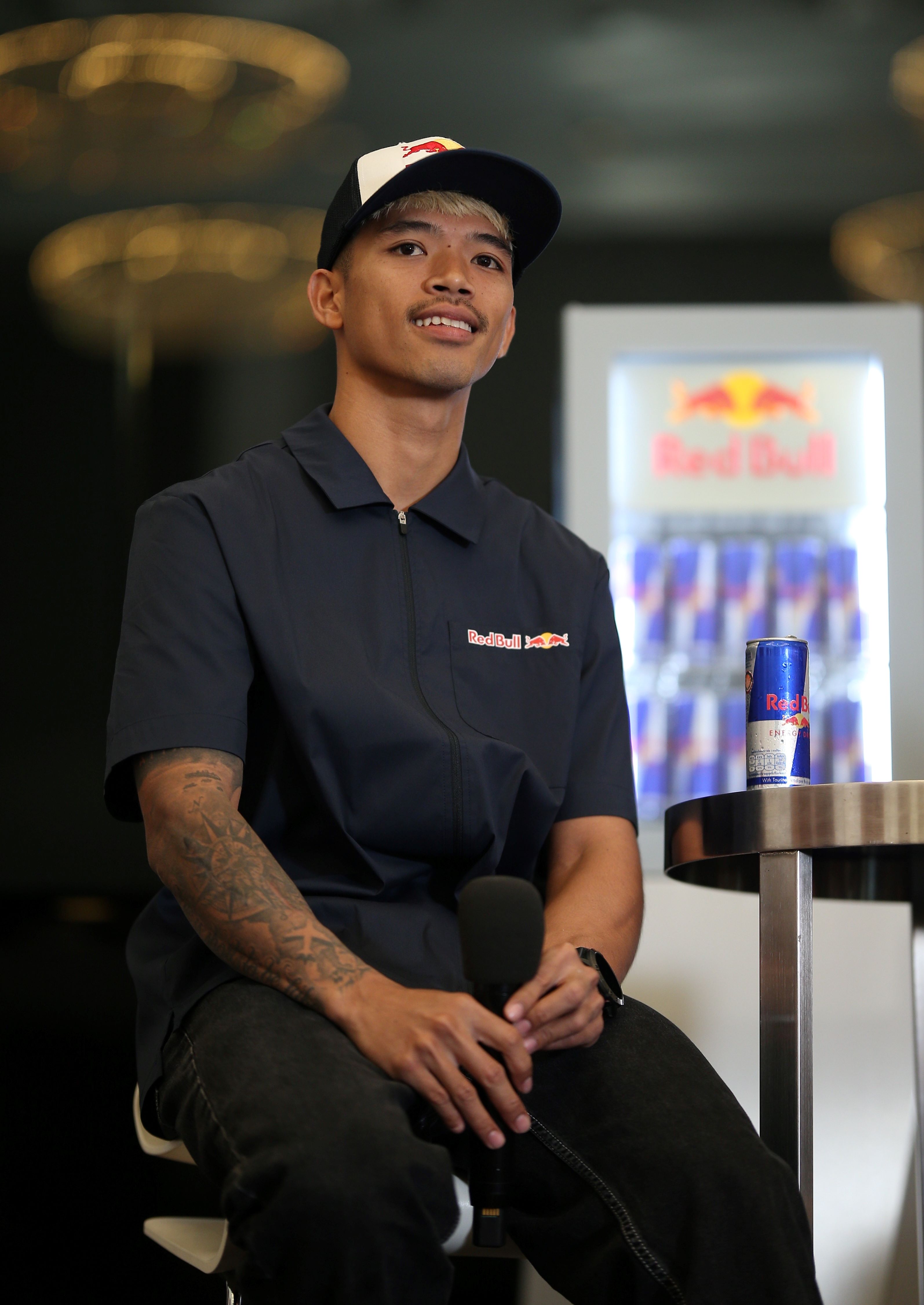 นักแข่ง Red Bull ชาวไทย ก้อง - สมเกียรติ จันทรา เตรียมอุ่นเครื่อง เชคดาวน์ เทสต์ ที่ เซปังฯ