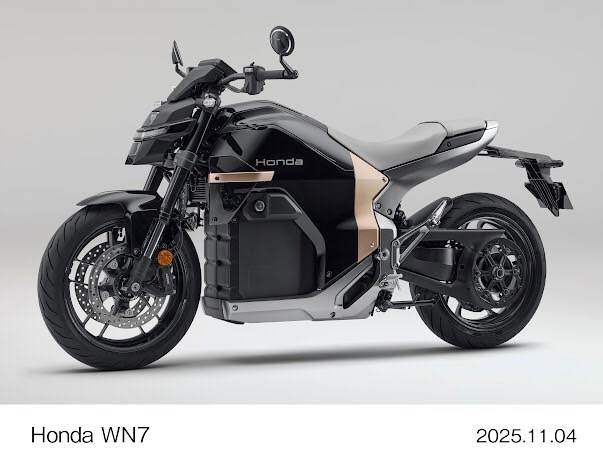 รถจักรยานยนต์ฮอนด้า เผยโฉม Honda WN7 จักรยานยนต์ไฟฟ้ารุ่นแรก ที่งาน EICMA 2025