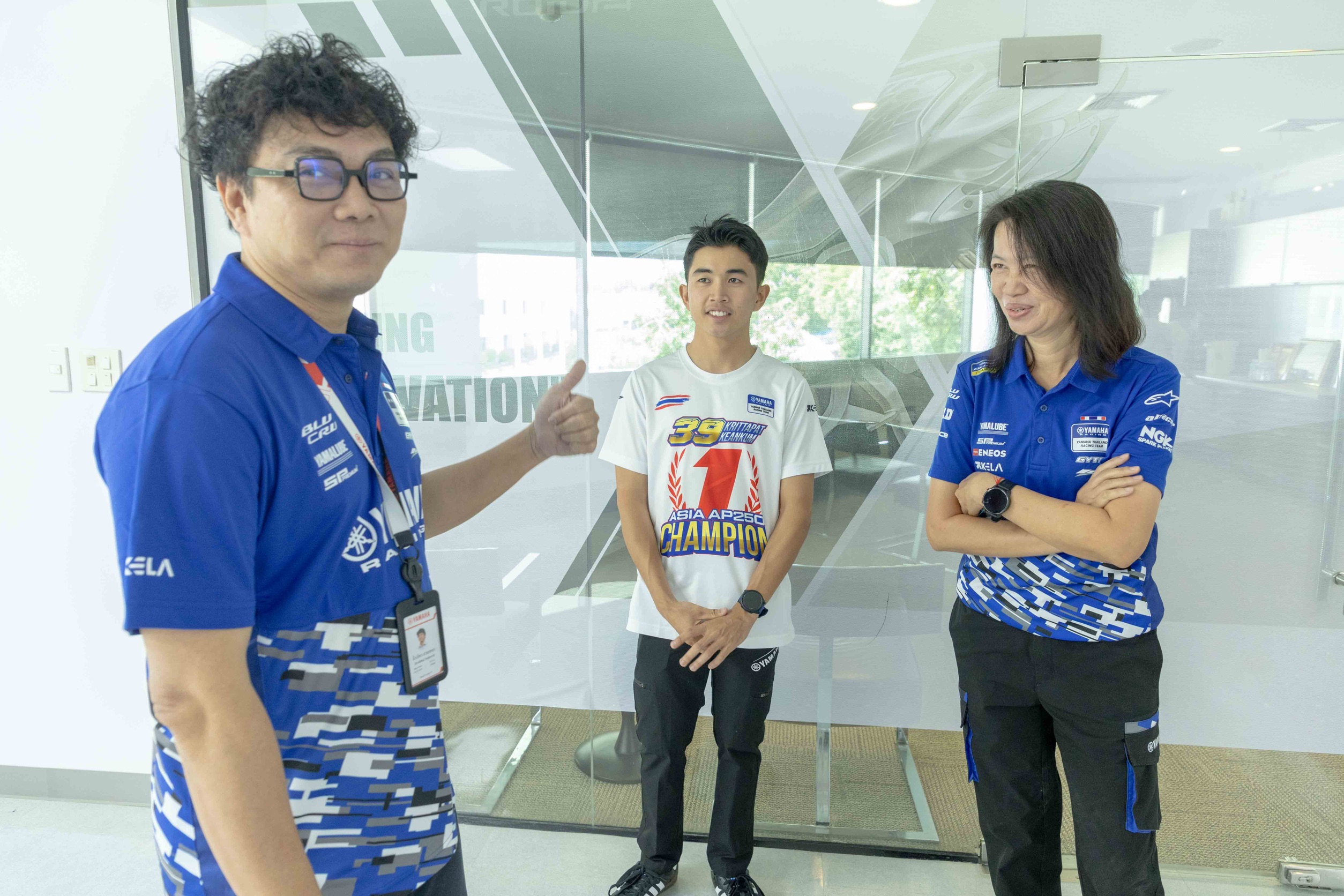 “ไอเดีย” กฤตภัทร เขื่อนคำ แชมป์เอเชีย โร้ดเรซซิ่ง 2026 เข้าพบผู้บริหารไทยยามาฮ่า พร้อมมอบของที่ระลึกแทนคำขอบคุณ